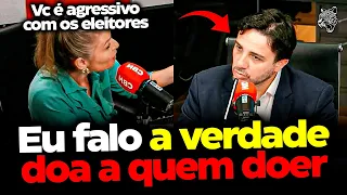 JORNALISTA ACUSA RENAN SANTOS de SER AGRESSIVO com AS PESSOAS