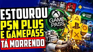 A BOLHA ESTOUROU! PSN PLUS e GAME PASS Tá MORRENDO