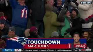 Marcus Jones scores GAME-WINNING punt return TD vs Jets