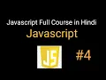 JavaScript operators Complete Javascript Course in Hindi