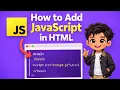 Episode-2 How to Add JavaScript in HTML Inline Internal External For Kids