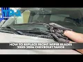 How to Replace Front Wiper Blades 2000-2006 Chevrolet Tahoe