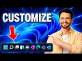 How to Customize Windows 11 Taskbar Complete Taskbar Customization Tutorial