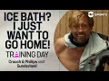 I M SWEATING Peter Crouch Kevin Phillips return to Premier League training with Sunderland