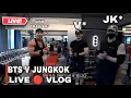 Download Lagu [MULTI SUB] BTS V \u0026 JK LIVE 🔴 GYM Vlog 🔥 Spotted Training LIVE with Personal Coach 😱