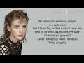 Download Lagu Taylor Swift - My Tears Ricochet lyrics