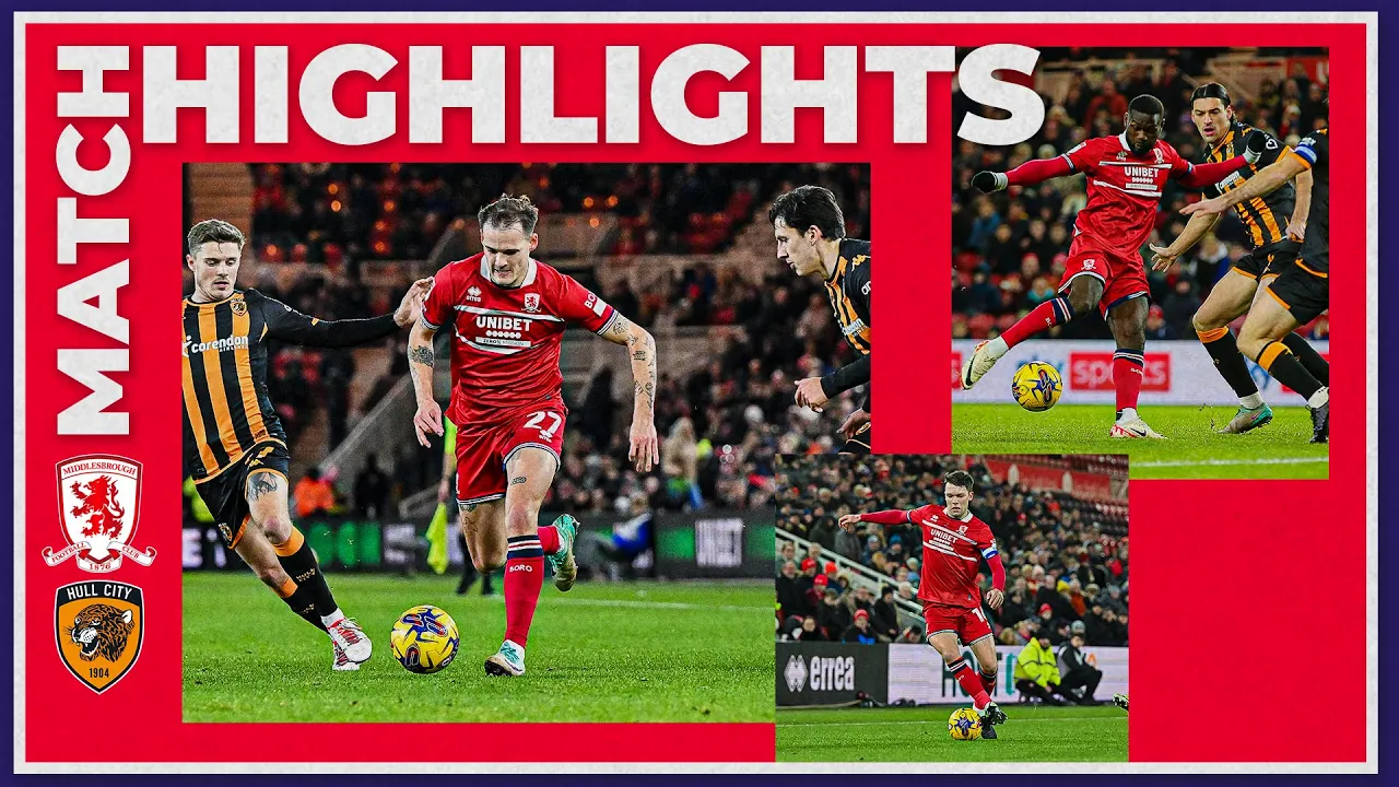 Match Highlights | Boro 1 Hull 2 | Matchday 21