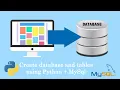 How to create database using Python MySQL Tutorial for beginners Python Database Creation