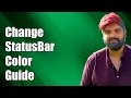 How to Change React Native StatusBar Color A Complete Guide
