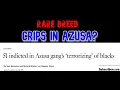Crips in Azusa a RACIST Town known for HATE CRIMES against Black Neighbors