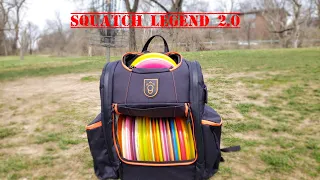 Squatch Legend 2 0 Disc Golf Bag Fixing tipping issues Rainfly Option and general overview review