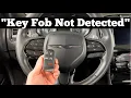 How To Start A 2011 - 2021 Chrysler 300 With Key Fob Not Detected