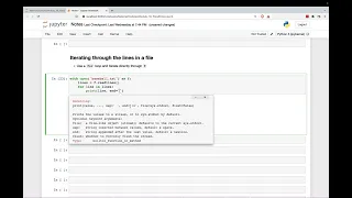 08 Iterating through the lines in a file