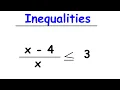 How to Solve Rational Inequalities Full Tutorial