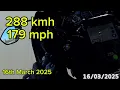 Suzuki Hayabusa Gen 3 Steve888 288 Kmh or 179 mph on German autobahn 16-03-2025