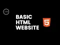 Creating a Website using HTML 5 Learn HTML from Scratch HTML Tutorials