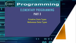 Data types in java - primitive and reference types Part 3 kbdschool
