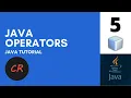 Java Tutorial 5 - Java Operators Operators Precedence Prefix vs Postfix operators 2020