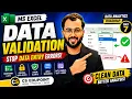 Data Validation in Excel Create Dropdown Lists Control Data Entry Excel Data Analytics Day 7