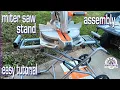 Ridgid MS-UV miter stand assembly instructions Model AC9946