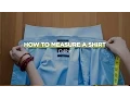 How to Measure a Shirt - Collar