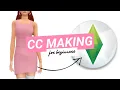 How to make your CAS mesh BASE GAME COMPATIBLE Mesh groups Tutorial