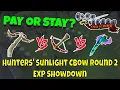 Pay or Stay Hunter Sunlight vs Dragon CBow vs Toxic Blowpipe OSRS NMZ