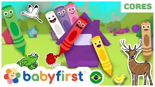 Show inédito! | Desenho educativo 2 anos | Turma das Cores | Aprenda cores | Baby First Brasil