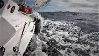 Ep 19, 1100Nm Solo Ocean Passage, Small Boat, Contessa 26, 2 year Circumnavigation, PART 3