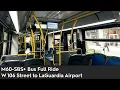 M60-SBS Bus Full Ride W 106 Street to LaGuardia Airport