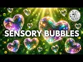 Sensory Bubbles Calming Music for Classroom Focus Sensory Lights for Autism Support