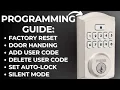 How to Program Weiser SmartCode Traditional Keypad Lock