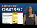 How to Set Up a Contact Form Using Contact Form 7 Plugin in WordPress
