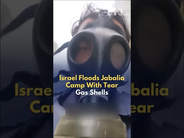 ⁣Mahmoud Abusalama reports tear gas being thrown at civilians and children suffocating everyone.