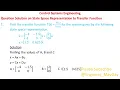 Question Solution on State Space Representation to Transfer Function