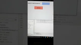 My First G U I in Java Palindrome Number