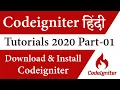 How to Download Install Codeigniter on Xampp or Wamp Codeigniter Tutorial in Hindi learn2smart