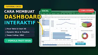 CARA MEMBUAT DASHBOARD EXCEL INTERAKTIF - Cepat, Mudah, & Tanpa Coding! 📊
