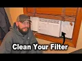 How to Clean Midea 5000 BTU AC Filter Model MAW05M1WWT Air Conditioner