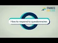 Frances Online How to respond to questionnaires
