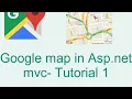 Google map in Asp net c tutorial 1