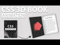 3D Book Animation HTML CSS