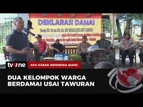Deklarasi Damai usai Tawuran di Bassura, Polisi Pertemukan Dua Kelompok Warga