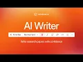 SciSpace AI Writer Write edit and cite any research thesis or dissertation