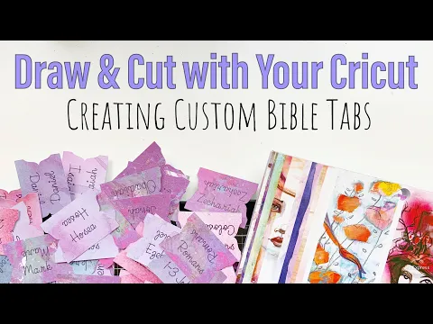Download MP3 Using Draw & Cut Feature on Cricut - Creating Custom Bible Tabs