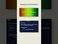Pure CSS Animated Gradient Background HTML and CSS Tutorial