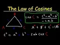 Law of Cosines Finding Angles Sides SSS SAS Triangles - Trigonometry