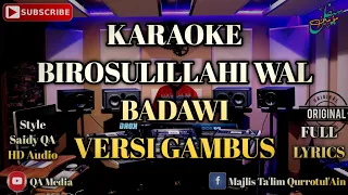 birosulillahi wal badawi karaoke versi arabic