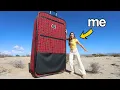 Download Lagu Surviving Using World's LARGEST Suitcase in the Desert