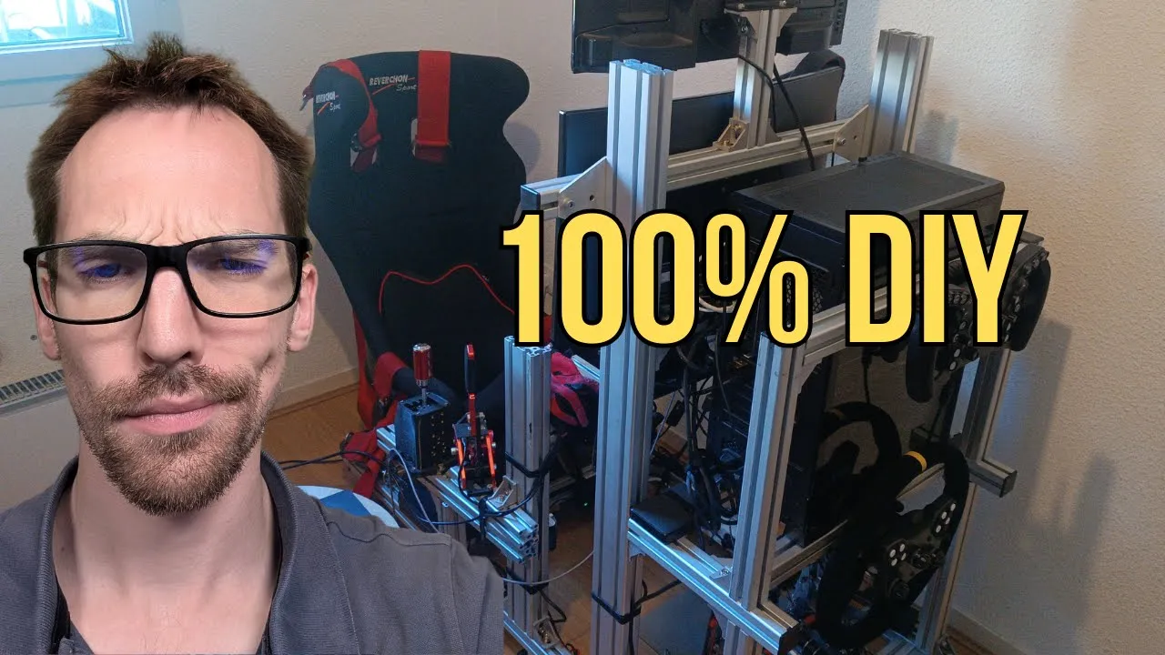 Il a construit son setup sim racing LUI-MÊME (DIY à 2300€)